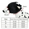 Visland Dog Calming Cap Eye Mask Nylon Shading Pet Anxiety Mask Muzzle