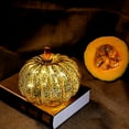 thumbnail image 5 of THOPBPRK Cherishous Twinkle LED Light Pumpkins, Mercury Glass Pumpkin Light with Timer for Halloween Pumpkin Decorations Fall and Thanksgiving Christmas Decor,Gold (B, 2 PACK), 5 of 9