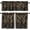 Barn Door-9, variant on Barn Door Valance Curtain Vintage Farmhouse Rustic Wooden Moldy Old Wooden Door Rod Pocket Valance Window Treatments Short Curtains for Kitchen Living Room Decor 54x18 Inch 27x24 Inch X 2