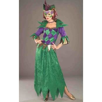 Mardi gras madness adult halloween costume One Size