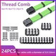 thumbnail image 3 of 24 peines cables 6/8/24 pines para cableado alimentación PC 3 0-3 6 mm (), 3 of 7