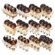 thumbnail image 1 of Adornos navideños, adornos navideños, juego de adornos de madera con la pequeña Angela sonriente de pelo negro rizado, árbol de Navidad latino Afro y colgante para ventana, juego de colgante de angeli, 1 of 4
