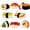 Sushi, variant on vlrwzc 5 Pcs Iron on Patches Japanese Ramen Sew On Embroidered Applique for Clothes Jeans Jackets Backpacks Hats Bags DIY Clothing Accessories