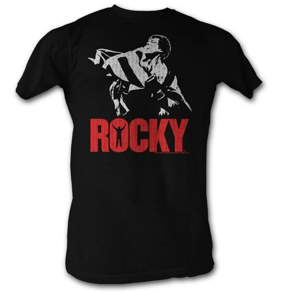 Rocky Movies Rocky Flag Adult Short Sleeve T Shirt