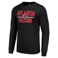 thumbnail image 2 of Men's Starter Black Atlanta Falcons Team Mesh Print Graphic Long Sleeve T-Shirt, 2 of 3