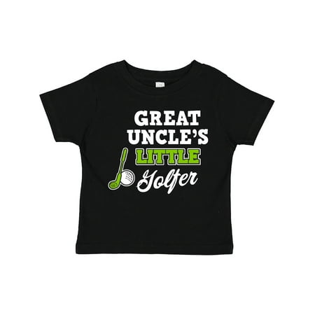 

Inktastic Great Uncles Little Golfer with Golf Club and Ball Gift Toddler Boy or Toddler Girl T-Shirt