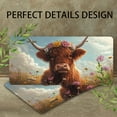 thumbnail image 4 of Cow with Flower Crown in Flower Field Front License Plate,Metal License Plate,Funny Standard Plates Personalized Novelty Decorative For Men/Women/Boys/Girls Car 6×12 Inch, 4 of 7