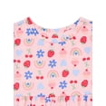 thumbnail image 2 of Wonder Nation Baby and Toddler Girls Play Dress with Short Sleeves, Sizes 0/3M-5T, 2 of 3
