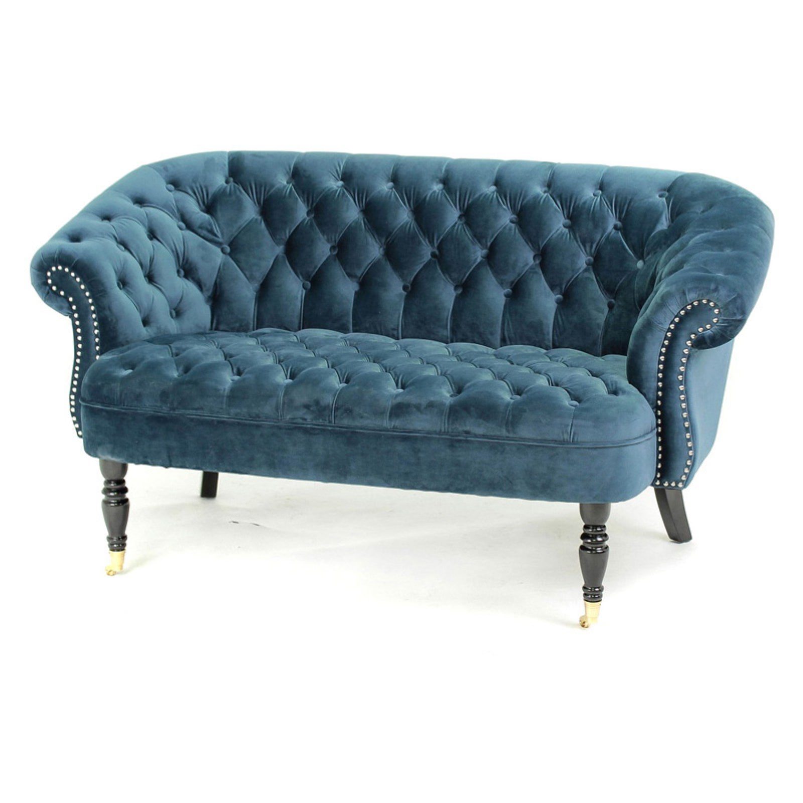 Hd Couture 63 In Cassini Mistral Velvet Tufted Settee Walmart Com Hd Couture 63 In Cassini Mistral Velvet Tufted Settee Walmart Com