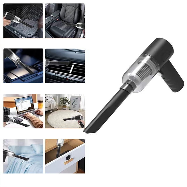 Handheld Vacuum Cleaner Car Home Portable Wireless Charging High Power Vacuum Suction And Blowing Purpose Hair Extractor Dryer Lint Vacuum Power Washer Attachments for Home Dryer Lint Vacuum Hose