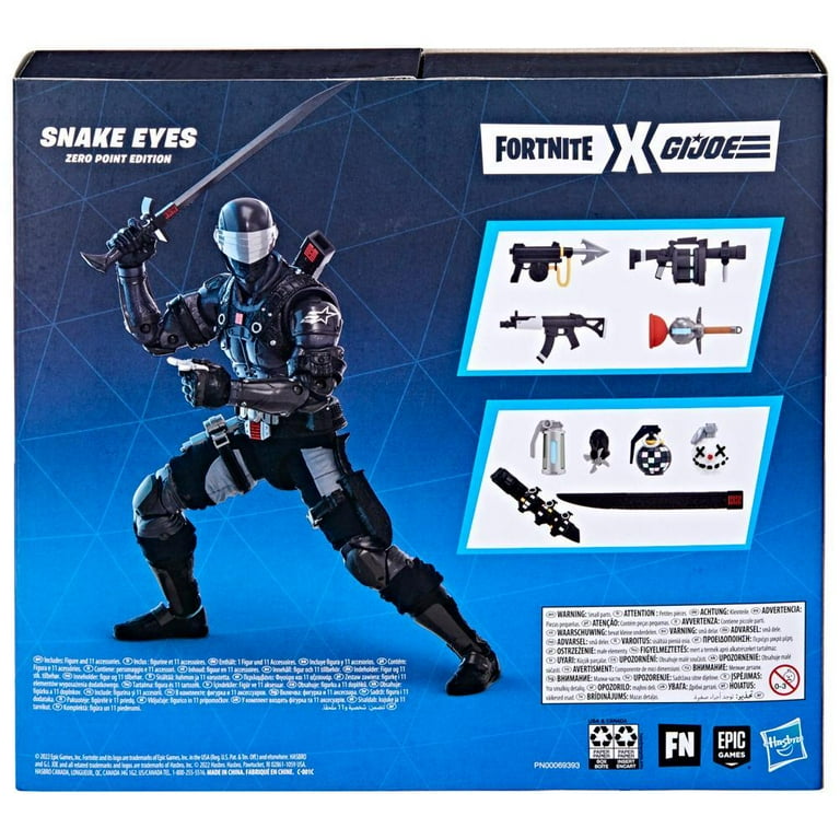 Fortnite x G.I. Joe - Battle Royale Snake Eyes Figure: Zero Fortnite x G.I. Joe - Battle Royale Snake Eyes Figure: Zero