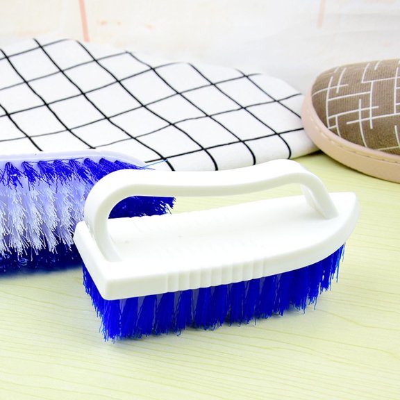 Jpxdew Laundry & Shoe Cleaning Brush - 6.50in Soft Bristles, Multipurpose Household Scrubber for Clothes, Shoes, Sink, Bathtub, Plastic Handle, Gentle on Fabrics