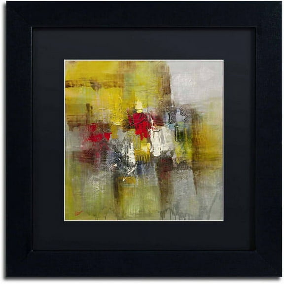 Trademark Fine Art "Cherish" Canvas Art by Ricardo Tapia, Black Matte, Black Frame