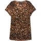 thumbnail image 1 of INC Womens Social Animal Pullover Blusa, Marrón, X-Large I-N-C Pull-over, 1 of 1