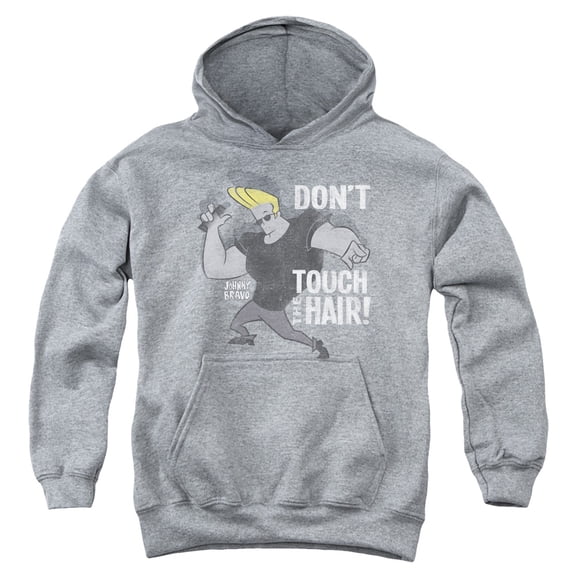 Johnny Bravo - Hair - Youth Hooded Sweatshirt - Small