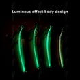 thumbnail image 4 of 2PC Luminous Fishing Lures Jigs 40g/60g/80g Jigging Baits with Spoon and Hooks, 4 of 8