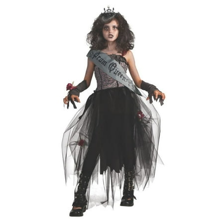 Halloween Goth Prom Queen Child Costume