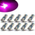 thumbnail image 1 of iBrightstar-bombillas LED T10 168 194 de cuña extremadamente brillantes para Interior de coche, domo, mapa, puerta, luces de matrícula de cortesía, color morado, 1 of 5