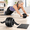 Black, variant on Black Ab Wheel Roller with Resistance Spring Automatic Rebound Core Trainer