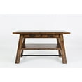 thumbnail image 2 of Jofran Cannon Valley Distressed Industrial Trestle 50" Sofa Table, 2 of 8