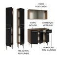 thumbnail image 4 of Madesa Gabinete de Cocina Integral Compacta 169 cm Emilly Rustic/Negro 10, 4 of 10