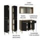 thumbnail image 4 of Madesa Gabinete de Cocina Integral Compacta 169 cm Emilly Rustic/Negro 10, 4 of 10