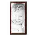 thumbnail image 2 of ArtToFrames 16" x 34" Matte Mahogany with Gold Accent Diploma Picture Frame, 16x34 inch Brown Wood Poster Frame (WOM-5109), 2 Pack, 2 of 6