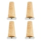 thumbnail image 1 of Patas de madera para muebles de mesa, Miuline, 4 piezas, con placa de montaje y tornillos para sofá cama, armario, sofá, sillón, ángulo recto de 3,1 pulgadas., 1 of 8