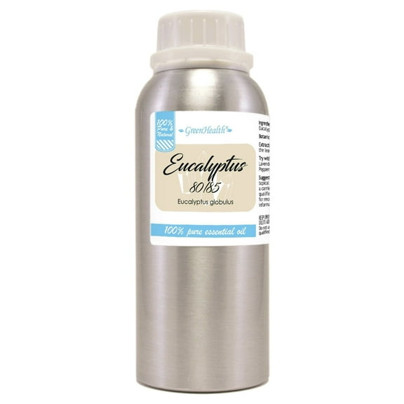 Eucalyptus 80/85 Essential Oil 8 fl oz Aluminum Bottle w/ Cap