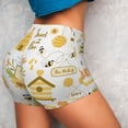 thumbnail image 4 of Fotbe Farm Bee Cute Honey Shorts Sin Costuras – Shorts Deportivos de Cintura Alta para Mujer, Elásticos para Gimnasio, Yoga, Running o Ciclismo-Medium, 4 of 8