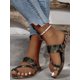 thumbnail image 2 of Women's Fashionable And Comfortable Camouflage Pattern Open Toe Flat Sandals, 2 of 5