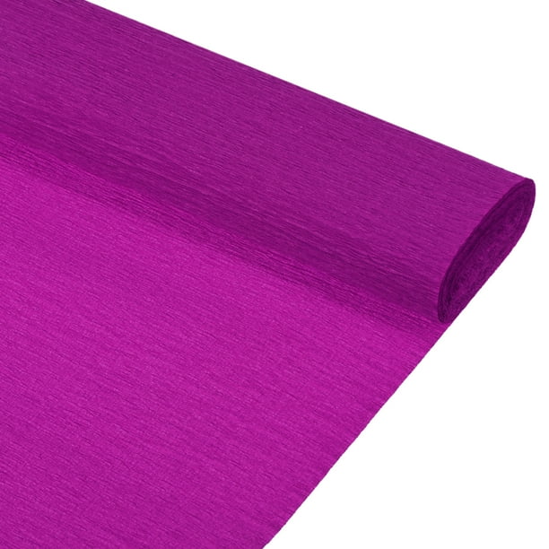 Rollo de Papel Crepé de 8.2ft de Largo y 10 Pulgadas de Ancho para Decoración de Bodas, Rojo Rosa 2pcs