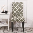 thumbnail image 2 of RisingPro Spandex Stretch Wedding Banquet Chair Cover Morocco Party Decor Dining Room Seat Cover, 2 of 7
