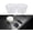 Pure Clear, variant on SOULWIT Cup Holder Insert for Tesla Model Y (2021-2024) & Model 3 (2021-2023), Waterproof TPU Center Console Mat Cover Case - Clear Black