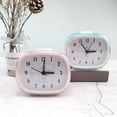 thumbnail image 4 of Reloj despertador de escritorio Inteprter con alarmas para estudiantes Color caramelo Rosa, 4 of 6