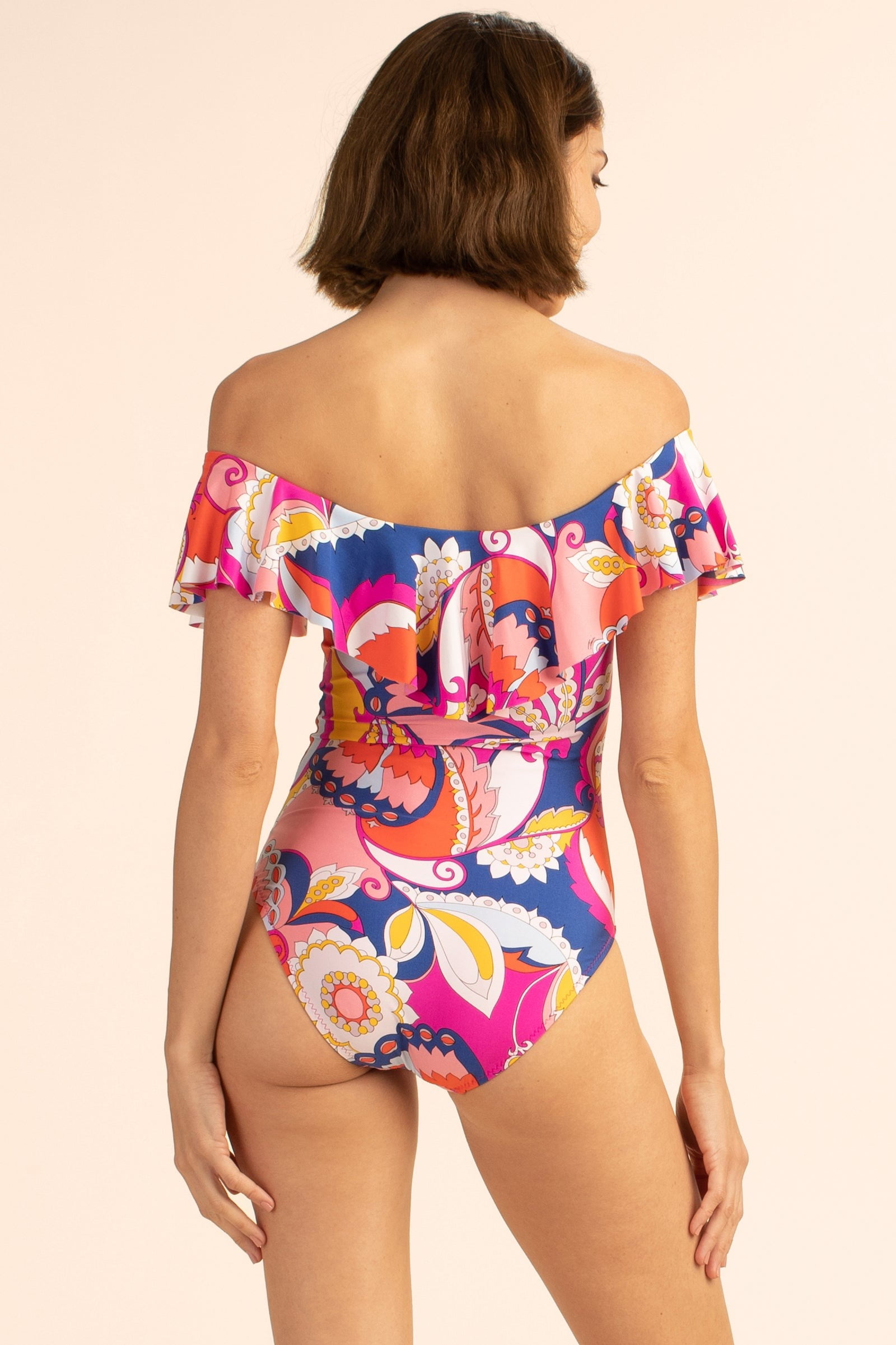 Trina turk off cheap the shoulder one piece