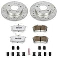 thumbnail image 3 of PowerStop Rear Z26 Street Warrior Carbon-Fiber Ceramic Brake Pad and Drilled and Slotted Rotor Kit Fits: AUDI Select Models K3129-26, 3 of 9