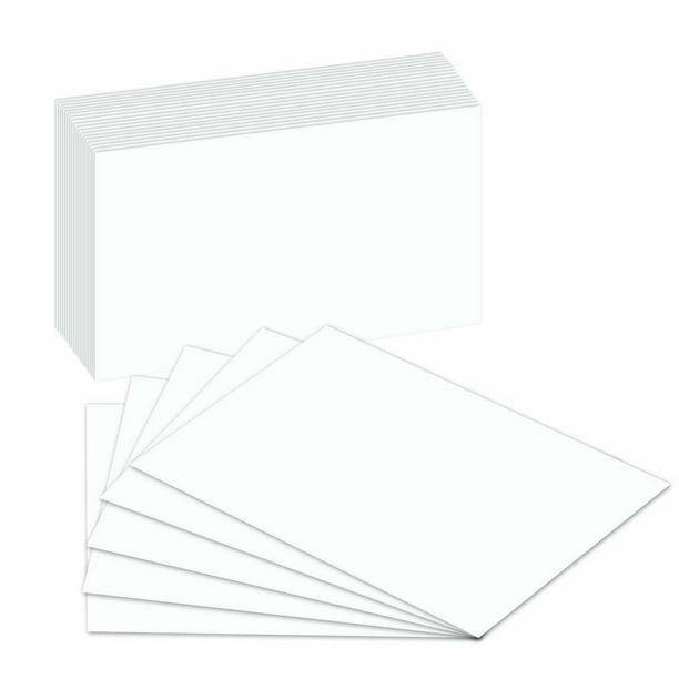 100 Extra Thick Index Cards Blank Note Card 14pt (0.014”) 100lb