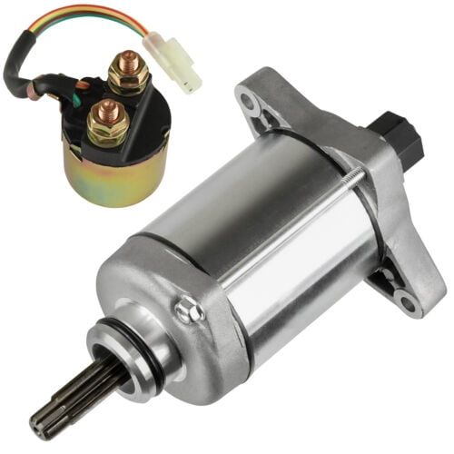 Starter And Relay Solenoid for Honda TRX420 Tm TRX420TE Rancher 420 2X4