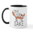 thumbnail image 2 of CafePress - Oh! For Fox Sake Mugs - 11 oz Ceramic Mug - Novelty Coffee Tea Cup, 2 of 6