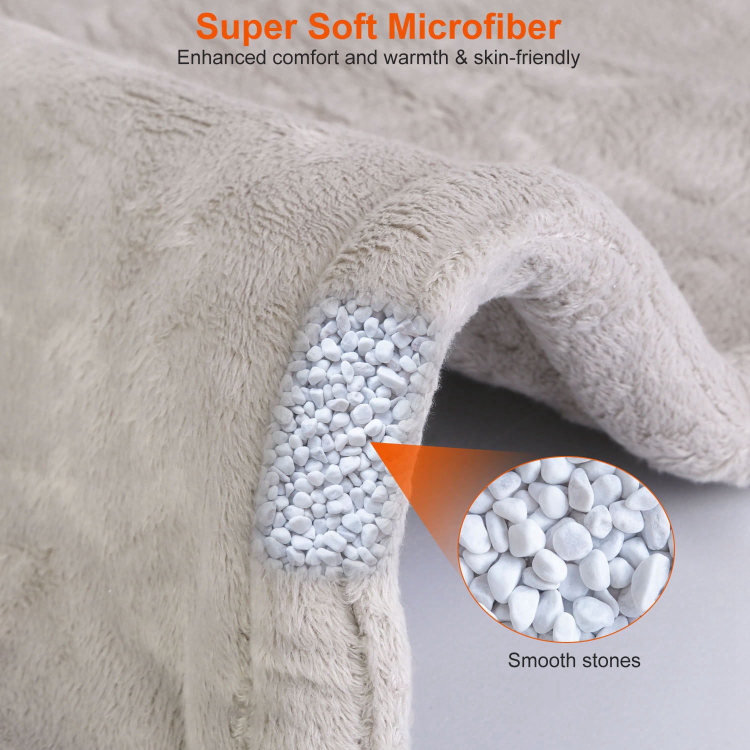 Electric Heating Wrap for Shoulder, Large Weighted Heating Pad for Neck and Shoulders with 6 Temperature Settings 4 Timer Modes Machine Washable