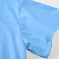 thumbnail image 6 of Amidoa Girls Short Sleeve Crewneck Graphic Summer T Shirts Cotton Casual Kids Tops Blue Size 13, 6 of 6