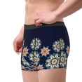 thumbnail image 4 of Disketp Blue Mandala Men'S Boxer Briefs,Soft And Breathable Cotton Underwear With Comfortflex Waistband, 4 of 9