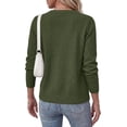thumbnail image 3 of BTFBM Cardigan Sweaters for Wome Fall Clothes Long Sleeve Button Down Open Front Soft Knit Lightweight Sweater, 3 of 7