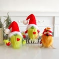 thumbnail image 3 of Christmas Gnomes Decoration Tabletop Decoration Christmas Xmas Gnomes Plush Collectible Figurine Green Beard Santa Ornament, 3 of 6