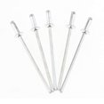 thumbnail image 4 of 1000 PACK DOME HEAD RIVETS OPEN BLIND STAINLESS Open End STEEL 2.4mm 2.4x6mm, 4 of 9