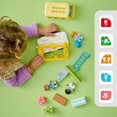 thumbnail image 3 of LEGO DUPLO Town Bus Ride 10988 Educational STEM Building Toy Set for Preschool Kids, Boys, Girls Ages 2+, Hands on Learning about Catching the Bus to Day Care and Making Friends, 3 of 6