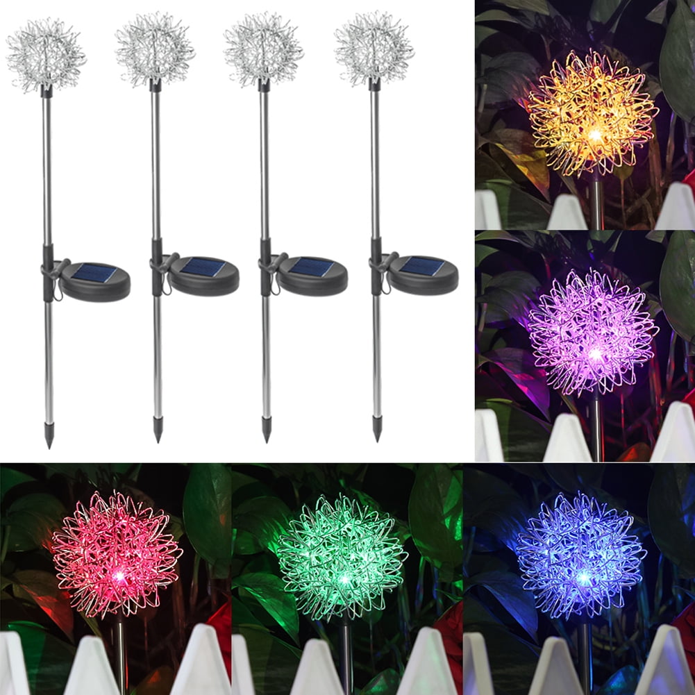 solar dandelion stake lights