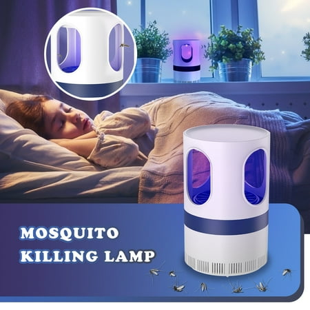 

Big holiday Deals! Dqueduo Solar Powered Portable Electric Mosquito Lamp Solar Bug Mosquito K iller Lamps Gifts for Family on Clearance