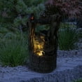 thumbnail image 2 of Angelo Décor Corra Indoor/Outdoor Tabletop Fountain with energy-efficient pump and LED accent lighting, 2 of 5